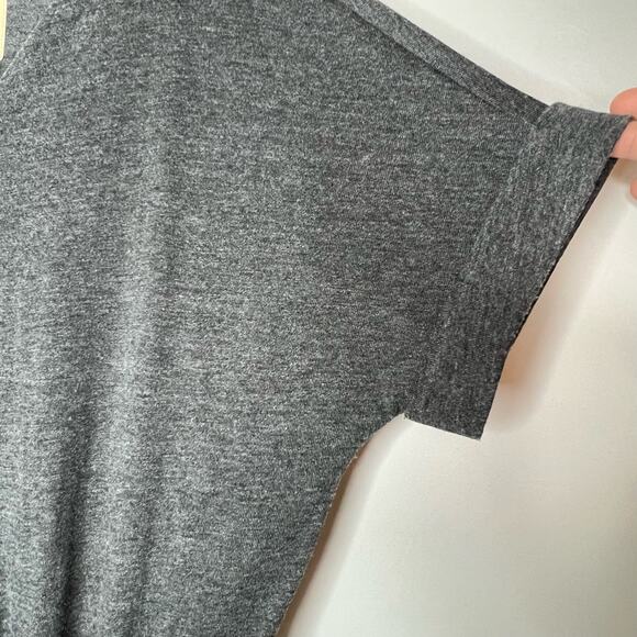 Chaser Zippered Front Knit Charcoal Gray Romper With Pockets Size Medium - Picture 5 of 7